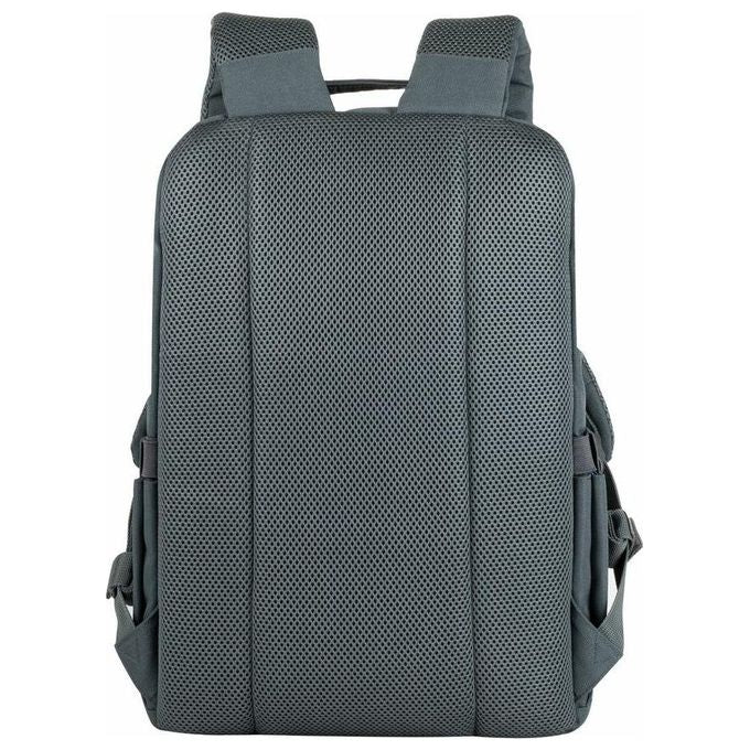 Rivacase 8265DG Collezione Ulsan Zaino per Laptop 15.6'' Poliestere Resistente all'Acqua Tasca Imbottita in Neoprene Colore Grigio Scuro