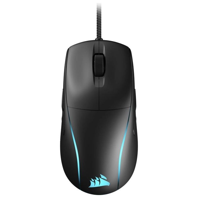 Corsair CH-930D010-EU M75 Lightweight RGB Mouse Gaming Ottico 26000 DPI USB Tipo A Programmabile Memoria Integrata Illuminazione RGB Peso 74 g colore Nero