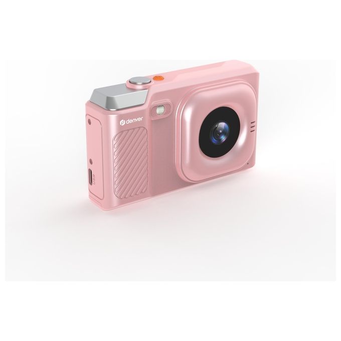 Denver DCA-4818RO Fotocamera Compatta Digitale 5 MP Full HD 1080p Schermo LCD 2.8'' Zoom Digitale 8x MicroSD 64 GB colore Rosa