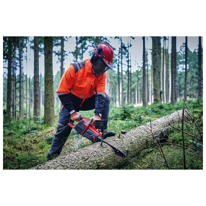 Einhell GP-LC 36-40 LI BL Elettrosega a Batteria Brushless 36V 38 cm 10500 rpm Catena Oregon colore Nero Rosso
