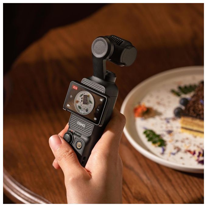 DJI CP.OS.00000301.01 Osmo Pocket 3 Action Cam Gimbal 3 assi CMOS 1'' 4K 120fps 9,4 MP colore Nero