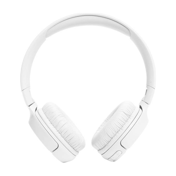 JBL JBLT520BTWHTEU Tune 520BT Cuffie On Ear Wireless Bluetooth 5.3 Pure Bass 57 ore Microfono Pieghevoli colore Bianco