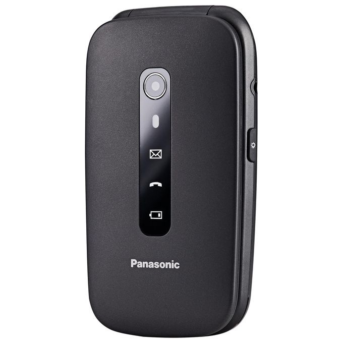 Panasonic KX-TU550EXB Telefono Cellulare Senior 4G Clamshell Display 2,8'' Fotocamera 1,2 MP Tasto SOS Torcia LED colore Nero