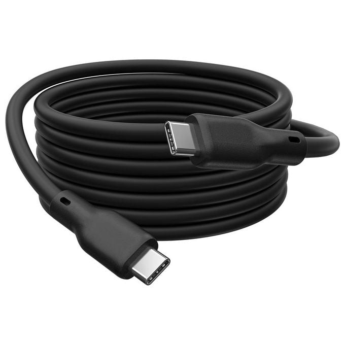 Digitus Cavo Guaina Silicone Usb-C - Usb-C 0.5mt Usb 3.2 Gen2 10G 4K 100W Nero