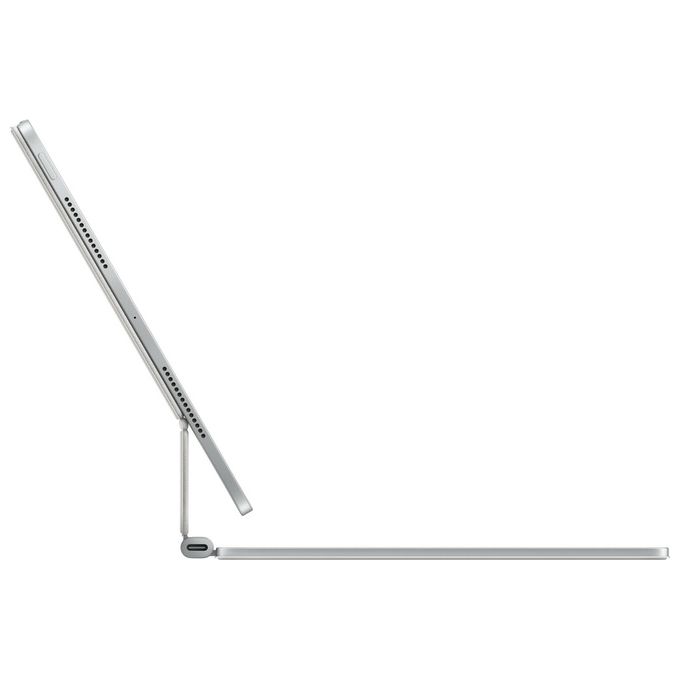 Apple MWR03T-A Magic Keyboard per iPad Pro 11'' con Trackpad Tasti Retroilluminati Meccanismo a Forbice 1 mm USB-C Ricarica Pass-Through colore Bianco