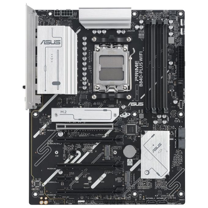 Asus PRIME B840-PLUS WIFI Scheda Madre AMD B840 Socket AM5 ATX DDR5 192 GB Wi-Fi 6E Bluetooth 5.3 3x M.2 PCIe 4.0 2.5 Gigabit Ethernet colore Nero
