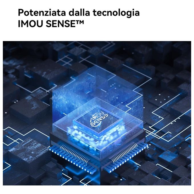 Imou IPC-S6DP-3M0WEB-AE Bulb Cam Telecamera IP Wi-Fi 2K 3MP E27 Motorizzata 340° Visione Notturna 25m Sirena IP65