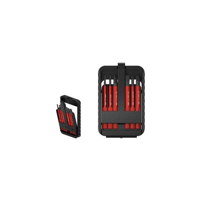 Wiha 43161 Set inserti slimBit electric TORX e TORX PLUS 13 pz isolati 1000 V AC compatibili speedE slimVario TorqueVario-S colore Nero