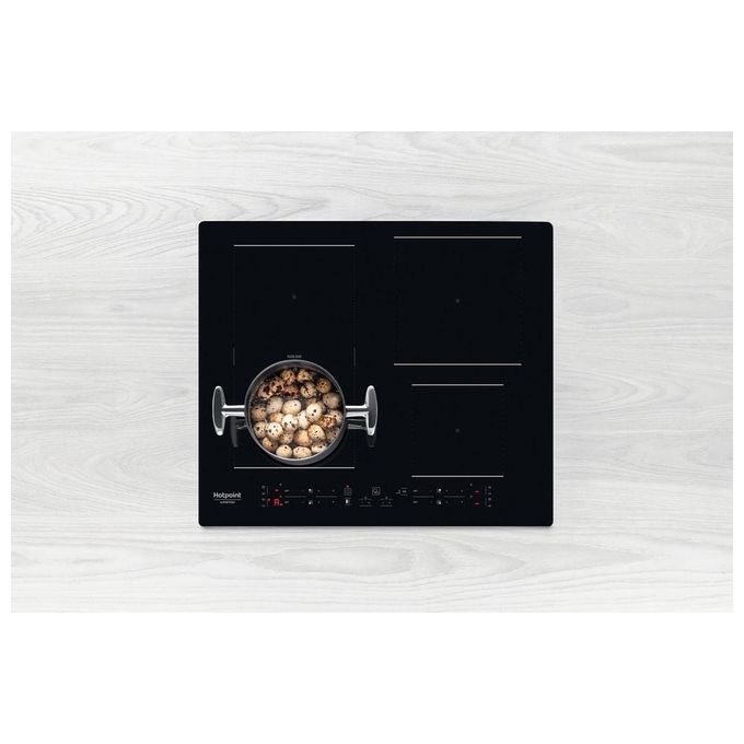 Hotpoint HB 3160C NE Piano cottura a induzione 59 cm 4 zone Flexi Duo Touch 7200 W colore Nero
