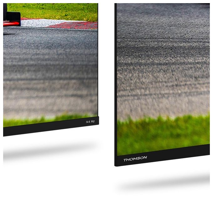 Thomson 55QG7C14 Q70 Series Smart TV QLED 55'' 4K Ultra HD 144Hz Google TV DVB-T2 S2 Dolby Vision Wi-Fi colore Nero