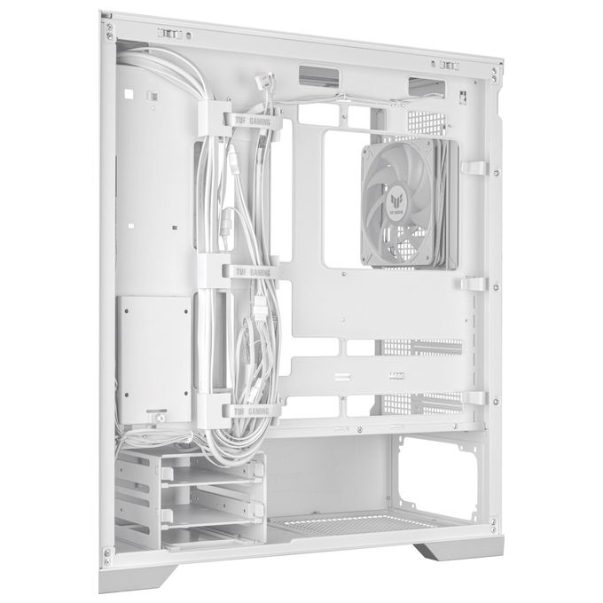 ASUS 90DC00I3-B19000 TUF Gaming GT302 ARGB Case Mid Tower Supporto EATX Ventole 140 mm Preinstallate Pannello in Vetro Temperato colore Bianco