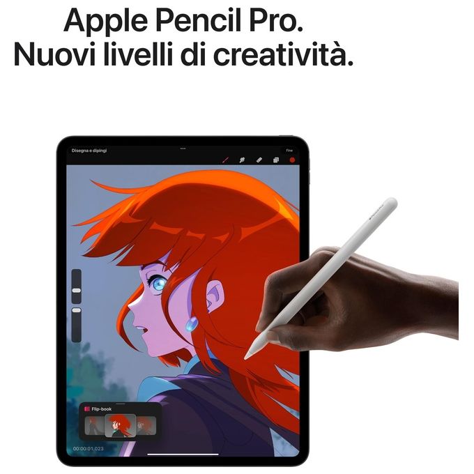 Apple MVX83TY-A iPad Pro Tablet 13'' M4 2TB RAM 16GB Wi-Fi 6E colore Nero Siderale