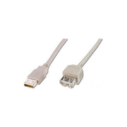 Digitus Cavo Prolunga Usb Mt. 2 - Connettori ''A'' Maschio-Femmina Certificato Usb 2.0 (Ak 701-2)