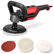 Einhell 2093250 CC-PO 1100-150 CE Lucidatrice rotativa per auto 1100 W 500-3500 rpm Diametro platorello 15 cm colore Nero Grigio Rosso