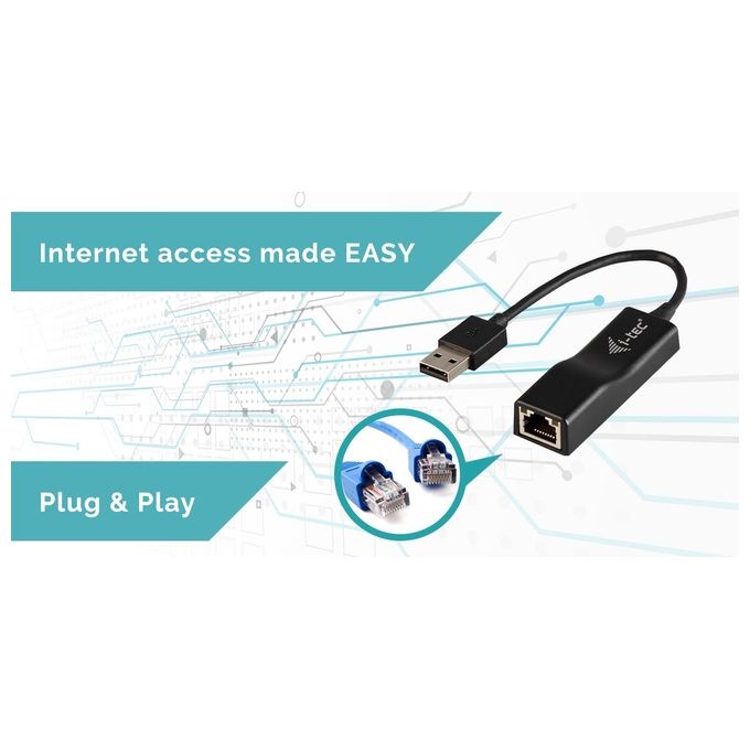 I-tec Advance U2lan Scheda di Rete e Adattatore Ethernet 100Mbit-s