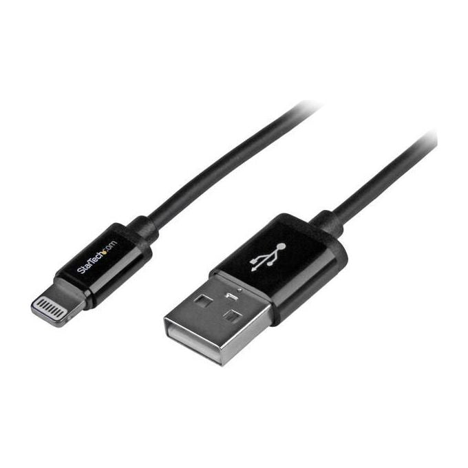 StarTech Cavo connettore lightning a 8 pin Apple nero a USB da 1m per iPhone - iPod - iPad