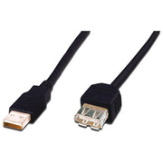 Digitus DK-300202-030-S Cavo Usb 3mt 2.0 Usb A Nero