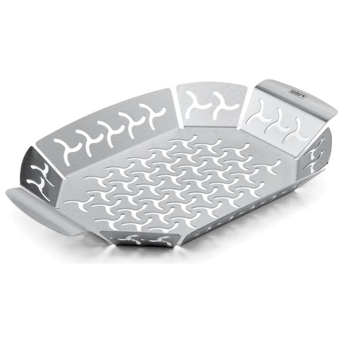 Weber Vassoio per Verdura Piccolo Acciaio Inossidabile 24 x 19,4 x 6,5 cm