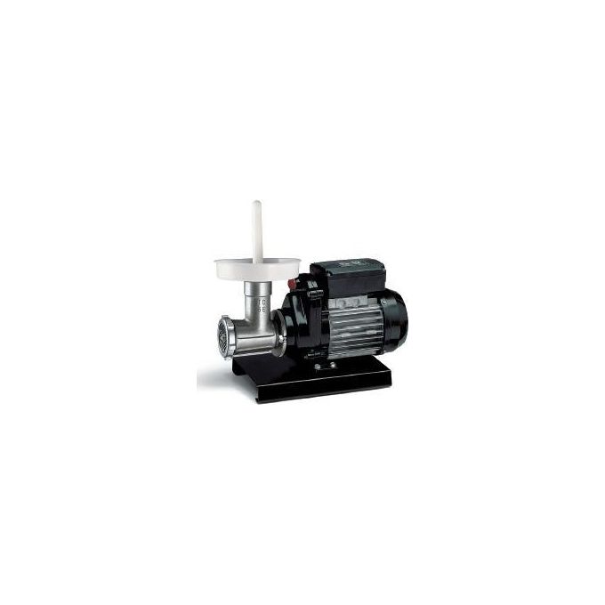 Reber 9502N Tritacarne Elettrico N.5 400W Ghisa Stagnata capacita' 30-50 Kg-h colore Nero Grigio