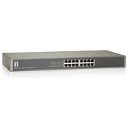 LevelOne FSW-1650 Switch di Rete Non Gestito 16 Porte Fast Ethernet 10-100 Mbps Grigio