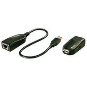 Lindy 42693 Extender USB 2.0 Cat.6 50 m 480 Mbit-s Ricevitore e Trasmettitore di Rete colore Nero