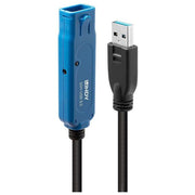 Lindy 43157 Cavo di Estensione Attivo USB 3.2 Gen 1 10 m 5 Gbit-s con Connettori USB A Maschio e Femmina colore Nero