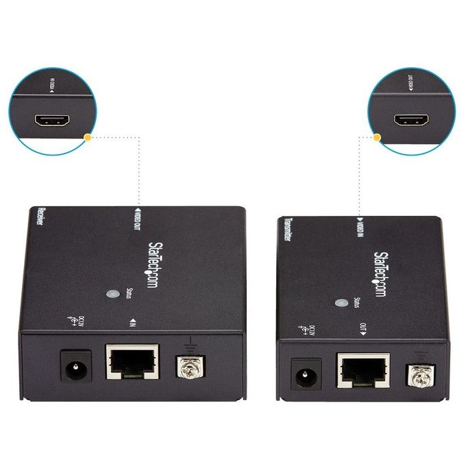 StarTech Extender HDMI via singolo Cat 5e-6 con Power-over-Cable da 70 m