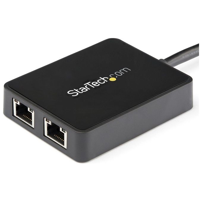 StarTech Adattatore USB 3.0 a doppia porta Ethernet Gigabit NIC con porta USB
