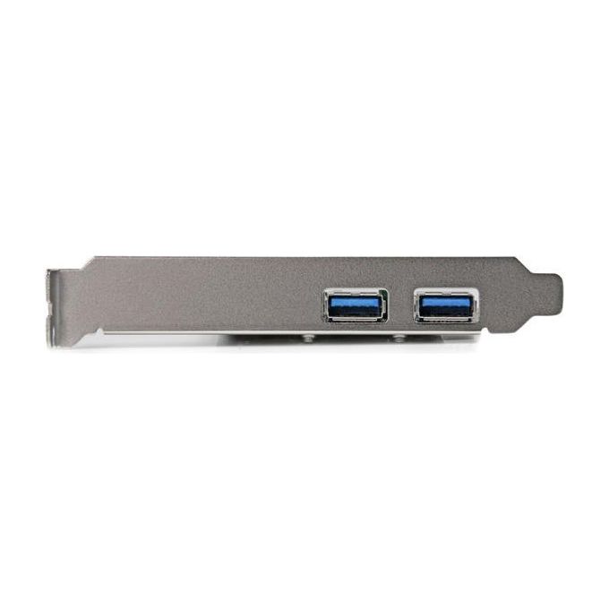 StarTech Scheda controller USB SuperSpeed 3.0 PCIe PCI Express a 2 porte con alimentazione SATA
