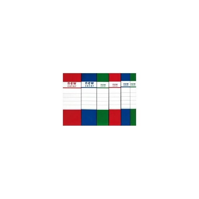 Brefiocart 5 pezzi Cartella Portaprogetti Dorso8cm rosso