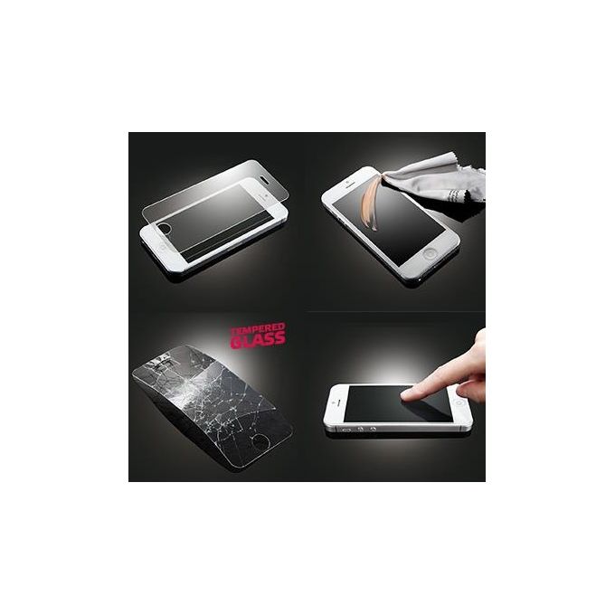 Celly GLASSIP5 Pellicola Protettiva Vetro Temperato per iPhone 5 5S 5C antigraffio colore Trasparente