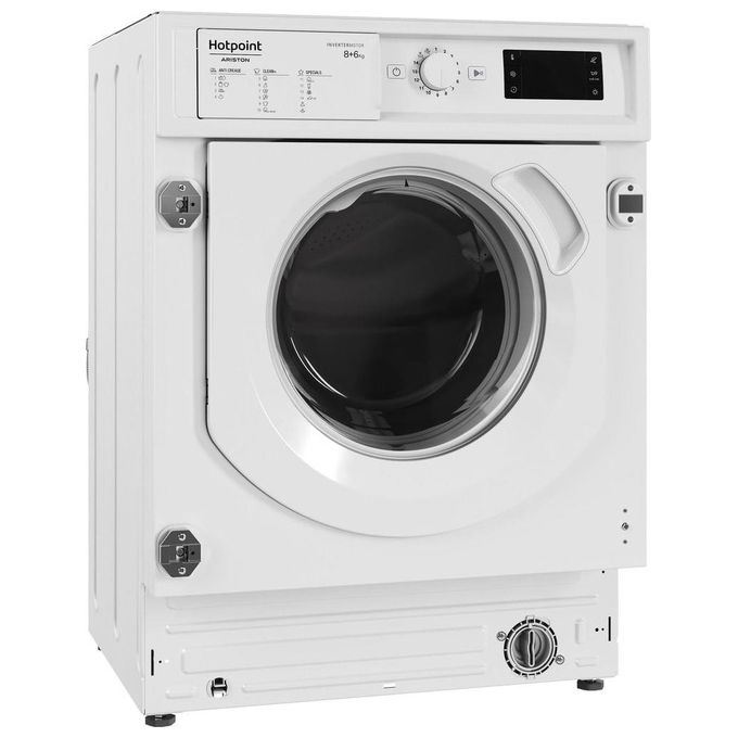Hotpoint BI WDHG 861485 EU Lavasciuga da Incasso Frontale 8-6 Kg 1351 rpm Classe D Pompa di Calore Inverter (82x60x55 cm) colore Bianco