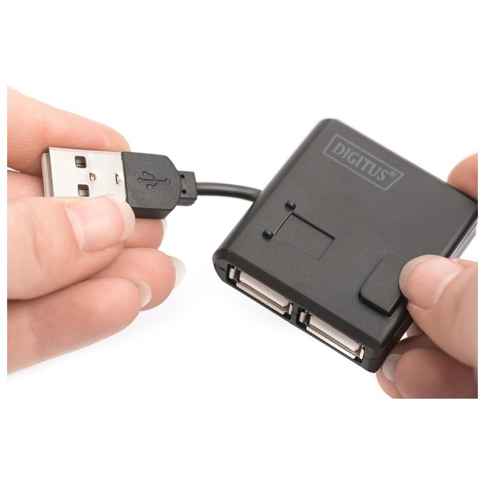 Digitus Mini Hub 4 Porte Usb 2.0