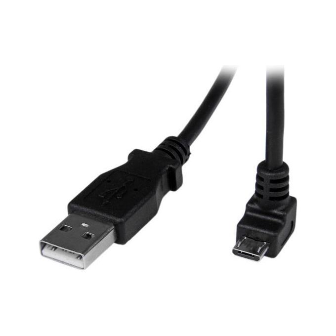 StarTech Cavo Micro Usb 2 M - A A Micro B Angolare Verso Il Basso