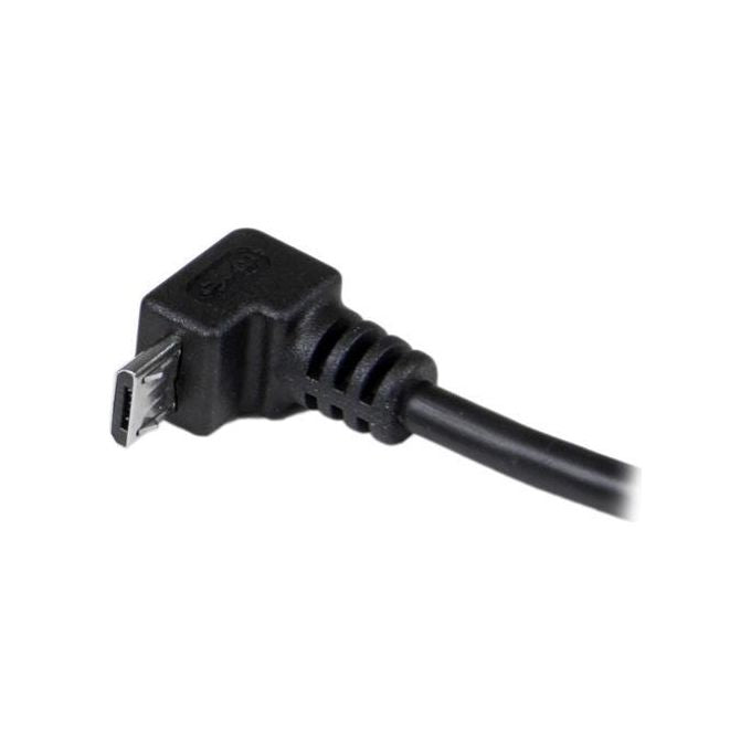 StarTech Cavo Micro Usb 2 M - A A Micro B Angolare Verso Il Basso