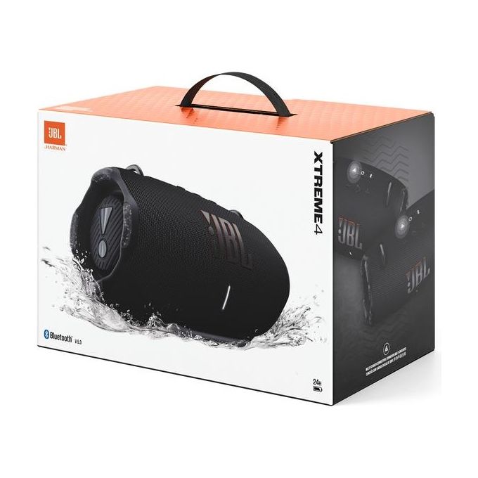 JBL JBLXTREME4BLKEP Xtreme 4 Cassa Bluetooth Portatile 30W IP67 Powerbank 24h Autonomia colore Nero