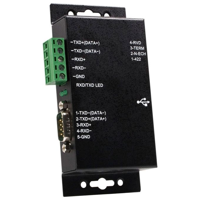 StarTech Adattatore seriale 1 porta USB a RS-422-RS-485 in metallo per industria con isolamento
