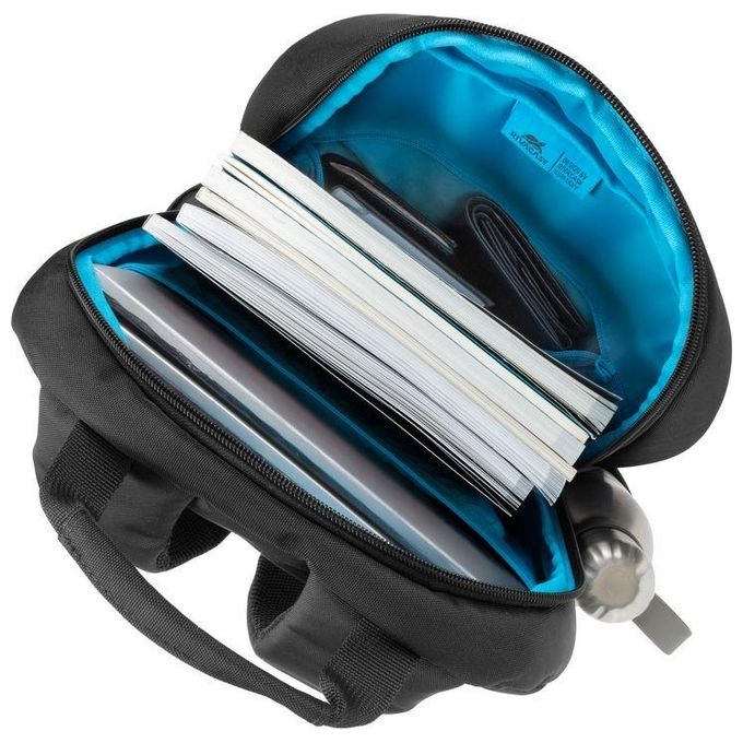 Rivacase 7561 BLACK ECO Zaino per Notebook 15,6-16'' Poliestere RPET Riciclato Resistente all'Acqua colore Nero