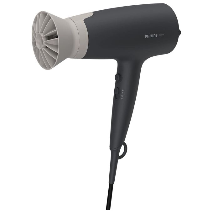 Philips BHD351-10 Serie 3000 Asciugacapelli 2100 W Ionic Care ThermoProtect 6 velocita' beccuccio 14 mm colore Grigio