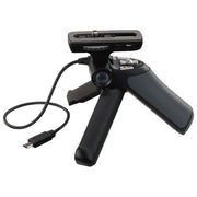 Sony GPVPT1 Impugnatura con Telecomando e Mini Treppiede in Alluminio Leggero e Resistente Compatibile con Telecamere Sony con Multi Terminal colore Nero