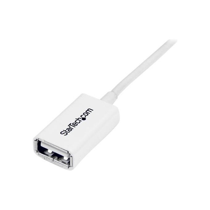 StarTech Cavo di prolunga USB 2.0 da 1 m A ad A - M-F, colore Bianco