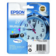 Epson Multipack Alarm clock 27 DURABrite Ultra cartuccia d'inchiostro 1pz Originale Ciano Magenta Giallo