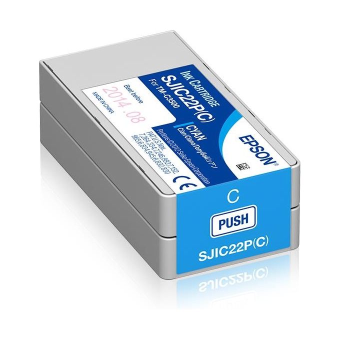 Epson Ink Cartridge Cyan For Tm-c3500