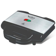 Moulinex SM156D Ultracompact Sandwich Sandwich Maker 700W Inox-Nero