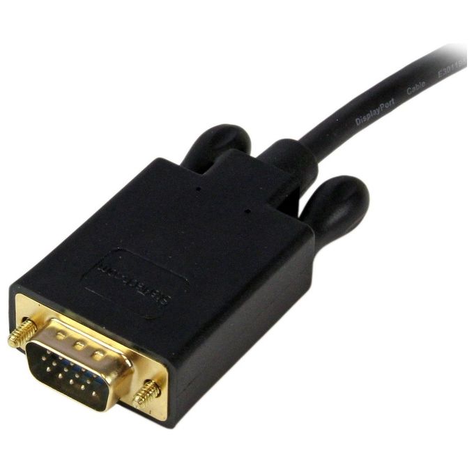 StarTech Cavo convertitore adattatore DisplayPort a VGA da 1,8 m - DP a VGA 1920x1200 - Nero