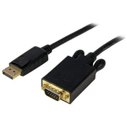 StarTech Cavo convertitore adattatore DisplayPort a VGA da 1,8 m - DP a VGA 1920x1200 - Nero