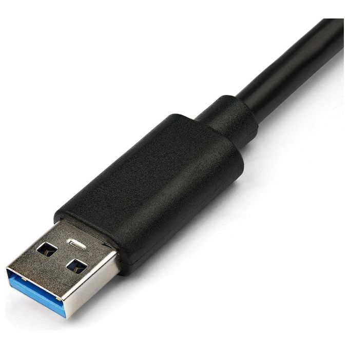 StarTech Adattatore USB 3.0 a Ethernet Gigabit NIC con porta USB - Nero