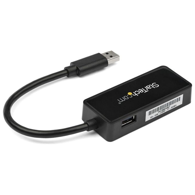 StarTech Adattatore USB 3.0 a Ethernet Gigabit NIC con porta USB - Nero