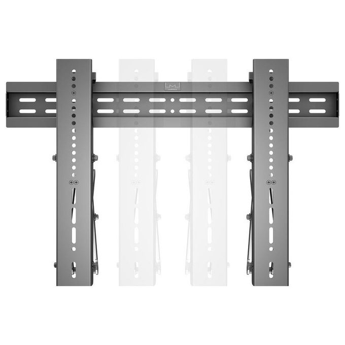 Nilox Supporto da Parete per Tv a Schermo Piatto fino a 70'' Nero