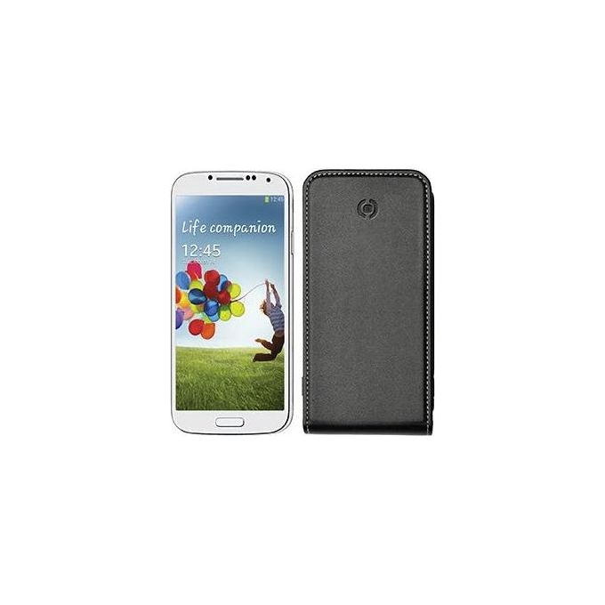 Celly FACE290 Custodia Flip a Libro Samsung Galaxy S4 in Pelle colore Nero
